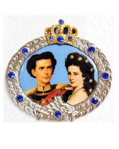 Pin Anstecker Persönlichkeiten König Ludwig u. Elisabeth Orden