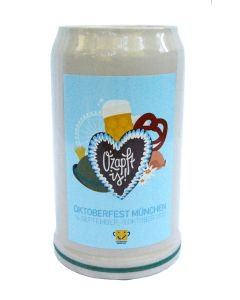 2017 - Offizieller Oktoberfestkrug Plakatmotiv, Jahrgangskrug, Wiesnkrug