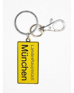 Schlüsselanhänger Ortsschild München