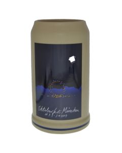 2004 - Offizieller Oktoberfestkrug Plakatmotiv, Jahrgangskrug, Wiesnkrug