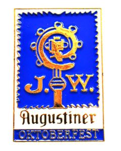 Augustiner Pin blau
