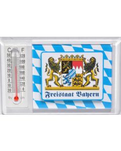Freistaat Bayern Staatswappen Magnet, mit wärme Thermometer