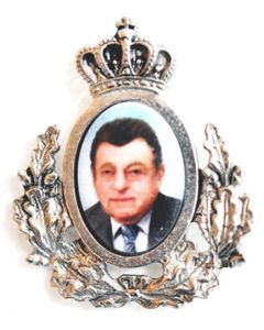 Pin Anstecker Persönlichkeiten Franz Josef Strauß kl.