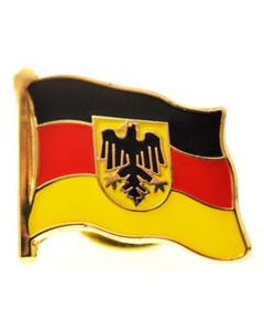 Pin Anstecker Flagge Deutschland mit Wappen