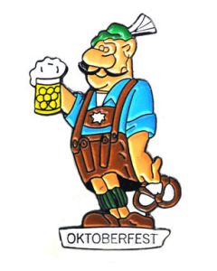 Pin Anstecker Souvenir Bayer Bier und Breze