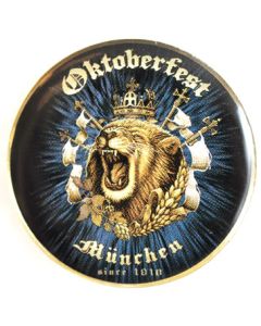 Pin Anstecker Souvenir Oktoberfest München Löwe