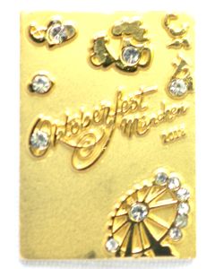 Pin Plakatmotiv Oktoberfest Gold 2018