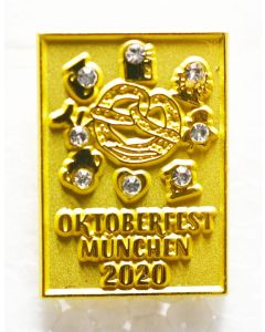 Pin Plakatmotiv Oktoberfest Gold 2020