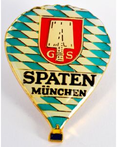 Pin Anstecker Spaten Bräu Raute Ballon