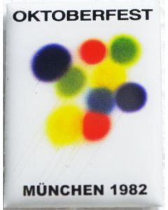 Pin Anstecker Oktoberfest Plakatmotiv 1982