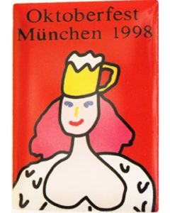 Pin Anstecker Oktoberfest Plakatmotiv 1998