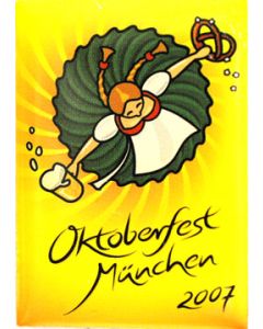 Pin Anstecker Oktoberfest Plakatmotiv 2007