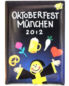 Pin Anstecker Oktoberfest Plakatmotiv 2012