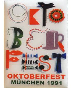 Magnet Oktoberfest Plakatmotiv 1991