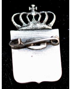 Anstecker Ludwig II König von Bayern mit Krone