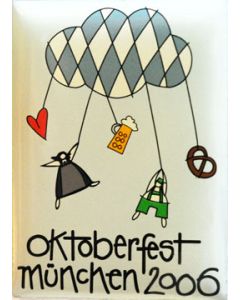 Magnet Oktoberfest Souvenir Plakatmotiv 2006