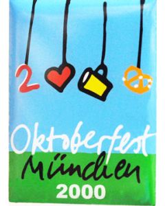Magnet Oktoberfest Souvenir Plakatmotiv 2000