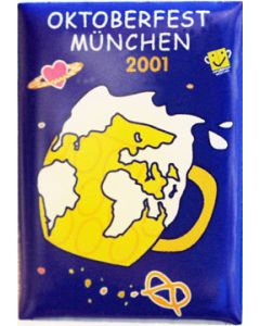 Magnet Oktoberfest Souvenir Plakatmotiv 2001