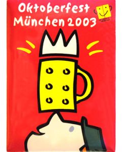 Magnet Oktoberfest Souvenir Plakatmotiv 2003