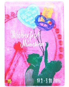 Magnet Oktoberfest Souvenir Plakatmotiv 2016