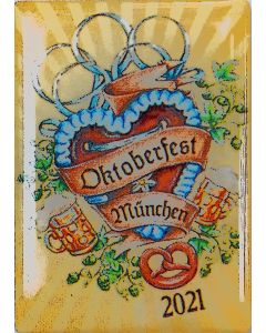 Pin Anstecker Oktoberfest Plakatmotiv 2021
