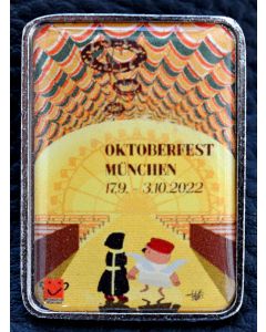 Pin Anstecker Oktoberfest Plakatmotiv 2022