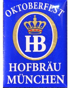 Pin Anstecker Brauerei HB Hofbräuhaus dunkelblau 