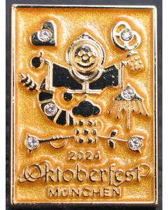 Pin Plakatmotiv Oktoberfest Gold 2024