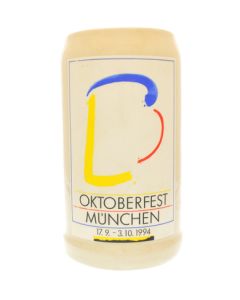 1994 - Offizieller Oktoberfestkrug Plakatmotiv, Jahrgangskrug, Wiesnkrug