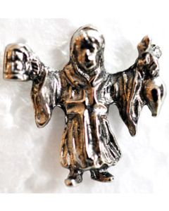 Pin Anstecker Souvenir Münchner Kindl Altsilber Imitat