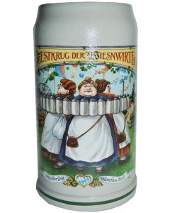 2012 - Wiesn Wirte Krug, Brauereikrug, Bierkrug, Steinkrug, Oktoberfestkrug