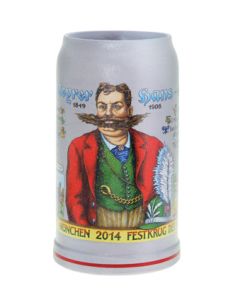 2014 - Wiesn Wirte Krug, Brauereikrug, Bierkrug, Steinkrug, Oktoberfestkrug