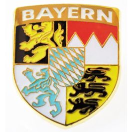 Pin Anstecker Wappen Freistaat Bayern (gr.)
