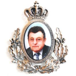 Pin Anstecker Persönlichkeiten Franz Josef Strauß gr.