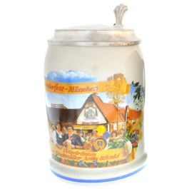 1994 Festzeltkrug Fischer Vroni mit Zinndeckel