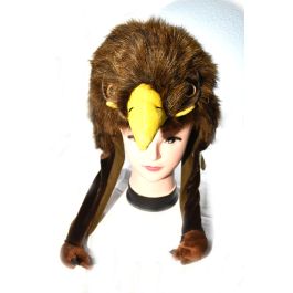 Spaß Hut brauner Adler