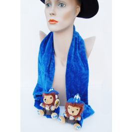 Plüschtier Löwenschal mit Plüschlöwen in Tracht