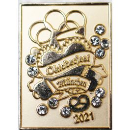 Pin Plakatmotiv Oktoberfest Gold 2021