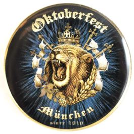 Pin Anstecker Souvenir Oktoberfest München Löwe