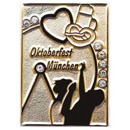 Pin Plakatmotiv Oktoberfest Gold 2016