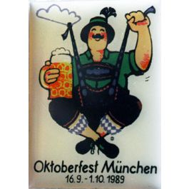 Pin Anstecker Oktoberfest Plakatmotiv 1989