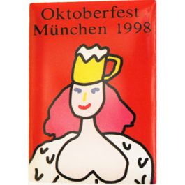 Pin Anstecker Oktoberfest Plakatmotiv 1998