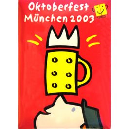 Pin Anstecker Oktoberfest Plakatmotiv 2003