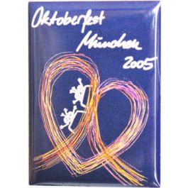 Pin Anstecker Oktoberfest Plakatmotiv 2005