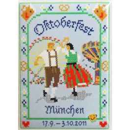 Pin Anstecker Oktoberfest Plakatmotiv 2011