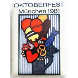 Magnet Oktoberfest Plakatmotiv 1981