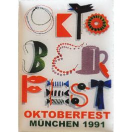 Magnet Oktoberfest Plakatmotiv 1991