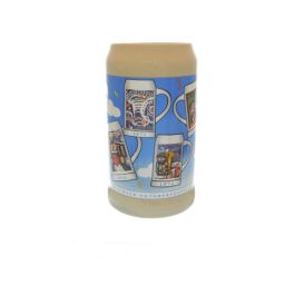 1970 Sonderkrug mit den Münchner Oktoberfest Plakatmotiven der 70er Jahre