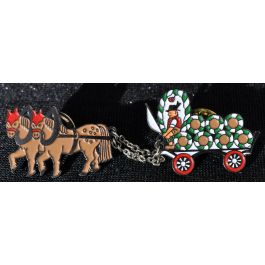 Pin Anstecker Souvenir Brauerei Bierkutsche