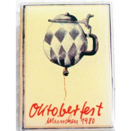 Magnet Oktoberfest Plakatmotiv 1980